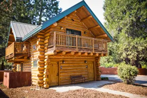 Apple Hill Log Cabin Lodge set under the pines. - Image 5