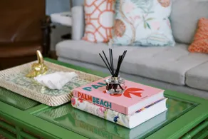 Palm Beach Chic Pink Bungalow: King Bed - Image 3