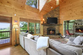 *Amazing Views*/outdoor fireplace/mins to BR - Image 4