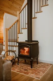 Forest A-Frame - Hot Tub/Wood Stove/Fire Pit/Robes - Image 4