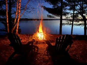 Lucky View Lodge Log Cabin on Big Butternut Lake Luck, WI 3 acre 300ft lakeshore - Image 5