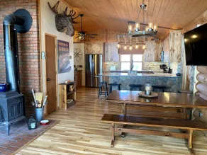 Lucky View Lodge Log Cabin on Big Butternut Lake Luck, WI 3 acre 300ft lakeshore - Image 4