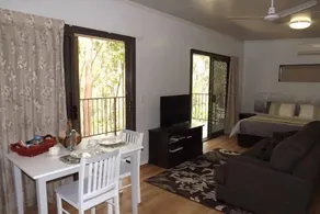 Cabin with private balcony surrounded by nature - Image 3