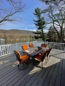 Lake Front Cottage with Fire Pit Terrace - Image 2