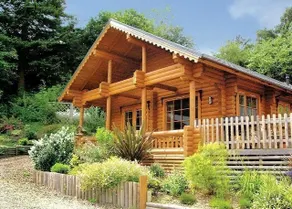 Solid Log Cabin With Private Hot Tub - Oak - Image 2