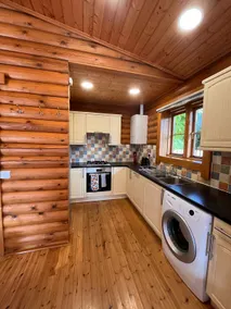 Solid Log Cabin With Private Hot Tub - Oak - Image 5
