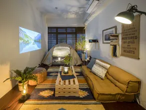 A room with a♪ projector that makes you feel like you're camping, 5 minutes on foot from♪ Ishigaki Port Terminal! - Image 5