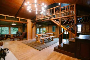 Three waterfalls, a river and Lodge. - Image 3