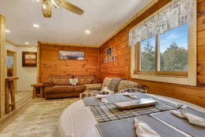 Northwoods multiple family size lake cabin. Snowmobile trail access  - Image 5