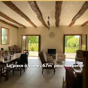 Large Charming Barn with 5000m² Garden &Fireplace - Image 2