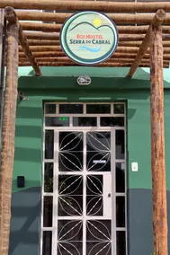 Eco Hostel Serra do Cabral, Room with two beds. - Image 5