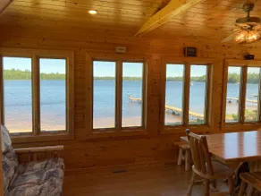 Beautiful Log Cabin on Lake Near Picture Rocks - Image 3