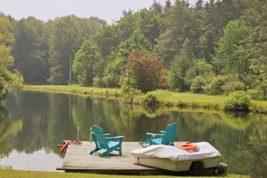 The Stewart Manor, Catskills, private oasis with private lake, boat, & 11 acres - Image 3