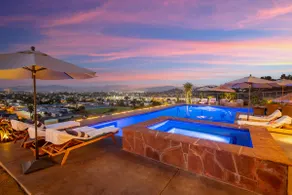 Zen Hilltop Estate : Heated Infinity Pool, Spa, 360° SoCal Views, Pvt Deck - Image 3