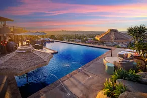 Zen Hilltop Estate : Heated Infinity Pool, Spa, 360° SoCal Views, Pvt Deck - Image 2