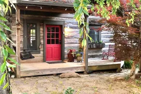 Cozy backyard log cabin~sunsets~8 miles N of Avl - Image 2