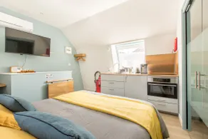 Studio in Vieux-Lille · quiet, premium bedding and linens - Image 4
