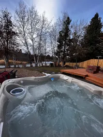 Hot Tub~Riverfront~Barrel Sauna~Solo Stove~Dogs OK - Image 2