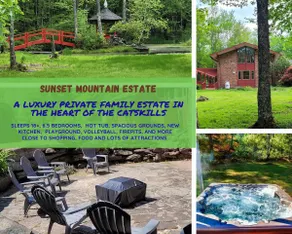 Catskills Sunset Mntn Estate, Hotub, Pond, 21+ppl - Image 3