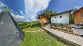 Blue bungalow Bosnian pyramid glamping - Image 4