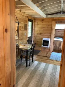 Private tiny cabin on six acres of trees - Image 5