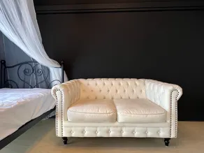 [Room 103] Cute room with black and white princess-style interior/bed with canopy/chandelier/kitchen/6 minutes from the station - Image 4