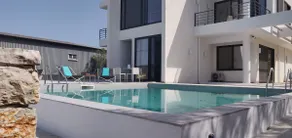 Loft-style villa with a pool and sea view - Image 5