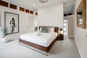 Modern airy duplex steps to River heated pool - Image 2