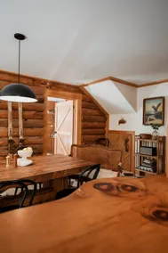 Log Cabin • 10 Min to Whiteface • Hot Tub • Sauna - Image 2