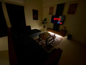305 woody themed minimalist 1BHK Netflix-heated - Image 2