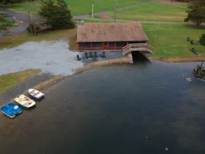 Serene cabin on 6 acre pond in rural Upper Bucks - Image 5