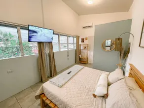 Boho Apartment: King Bed, Private Bathroom and Kitchen w/ AC - Image 2
