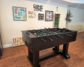 Peaceful 2BR Getaway with 75” TV & Foosball Table! - Image 4