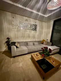 Chic 2BR Getaway with Large Balcony and Central AC - Image 3