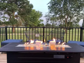 Enjoy golf course views with hot tub and fire pit. Three bedrooms, sleeps seven. - Image 4