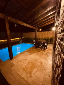 Antique stone cottage house with a warm pool - Image 4