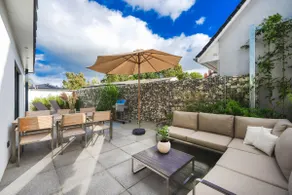 100 m beach & large terrace, balcony with sea view - Image 3