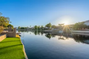Waterfront Villa with Pool Hot Tub Lounge area - Image 5