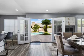 Stunning Pool at Chic 4BR Vegas Home - Image 5