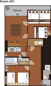 Toshi's Apartment, Family Apartment 1 - Image 2