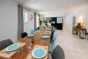 Maison avec piscine chauffée | Vue jardin - Image 3