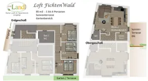 85m2 vomLandl Natur Loft FichtenWald - Leogang - Image 4