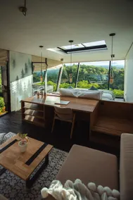 Cabin w/Glass Ceiling/BBQ Grill Patio/2ppl Hot tub - Image 3