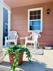 Pink Chalet Downtown | Themed 2Bed Home, Fire Pit - Image 5