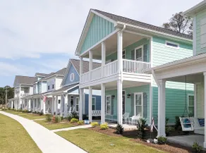 Enjoy sea breezes from double-decker porch -  walk to pool, private waterfront. - Image 2