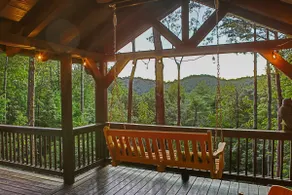 Sunset on the Ridge cabin with outdoor fireplace - Image 4