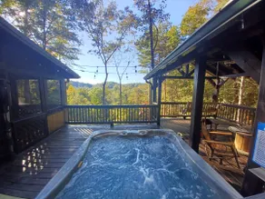 Sunset on the Ridge cabin with outdoor fireplace - Image 5