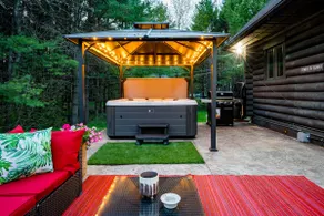 Cozy Cabin Inn w/ Private Hot Tub, Fire Pit + close to Golf, Trails, Waterfalls - Image 3