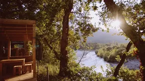 Cottage with panoramic view of the Drôme River and mountains - Image 3