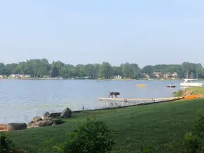 Lakefront house-6 acres of woods-Private Lake-4 miles from MIS - Image 4